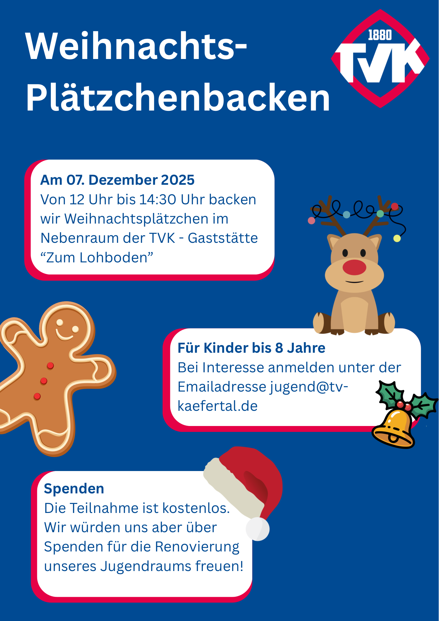 Weihnachtsplätzchenbacken